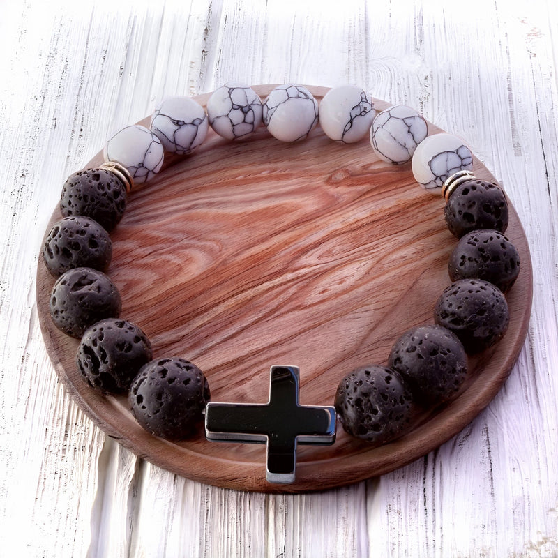 015 - Natural HARMONY CHAKRA Stone Bracelet 10mm 1Pcs