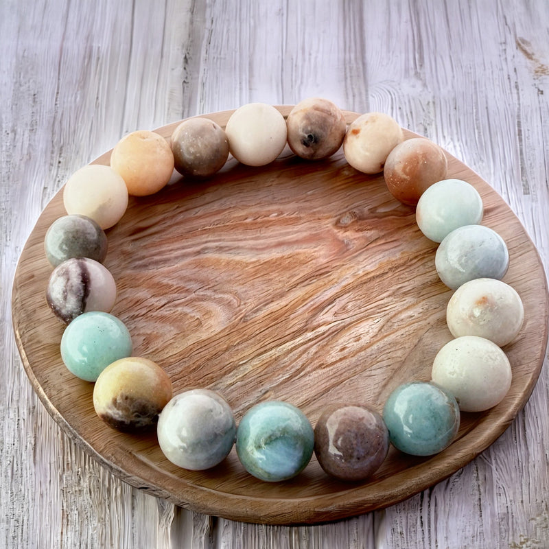 019 - Natural LARDERITE Stone Bracelet 10mm 1Pcs