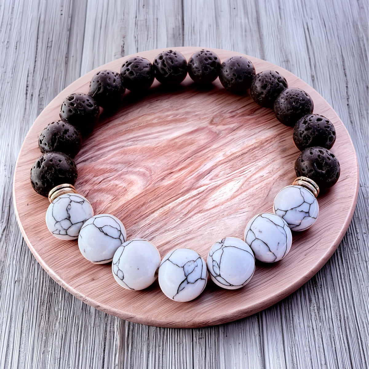 015 - Natural HARMONY CHAKRA Stone Bracelet 10mm 1Pcs