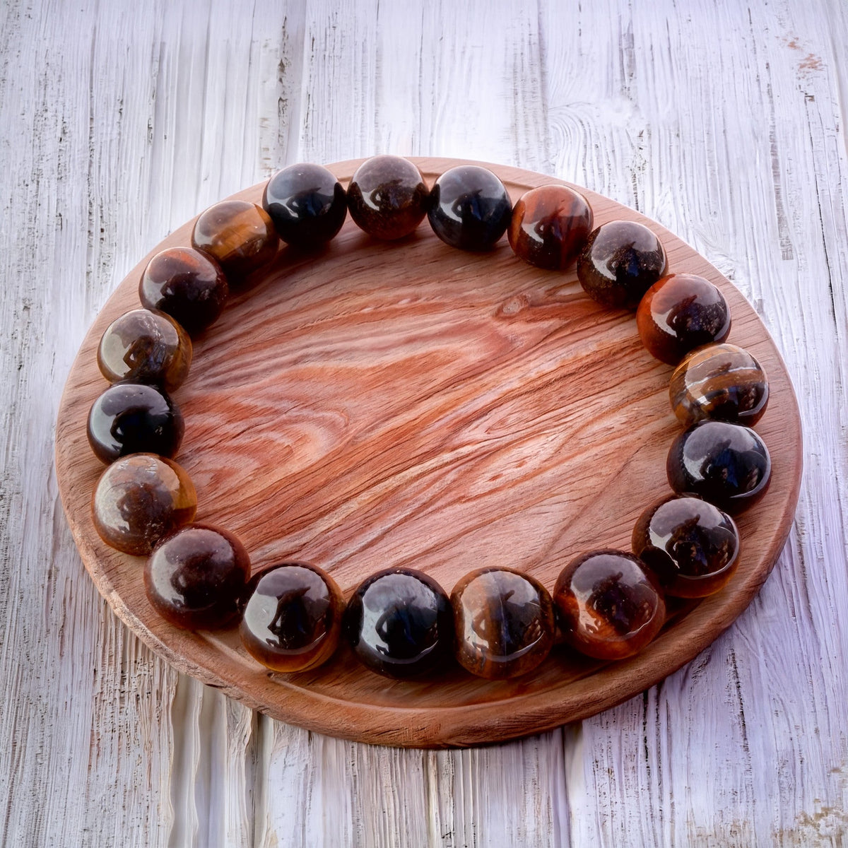 021 - Natural Red Tiger's Eye Stone Bracelet 10mm 1Pcs