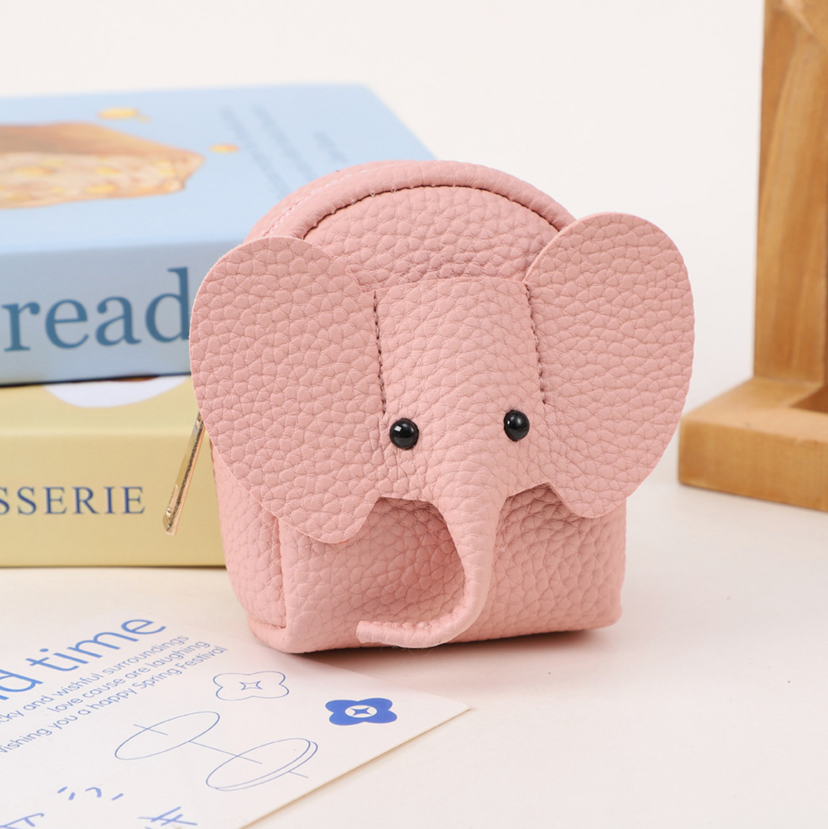 036 - elephant backpack coin purse
