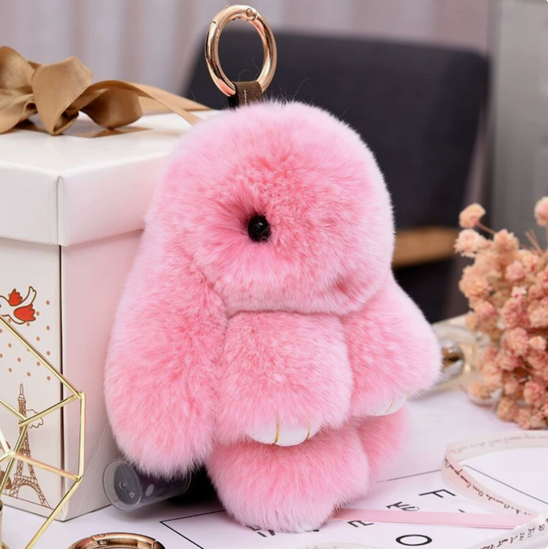 031 - Handmade Soft Bunny Keychain