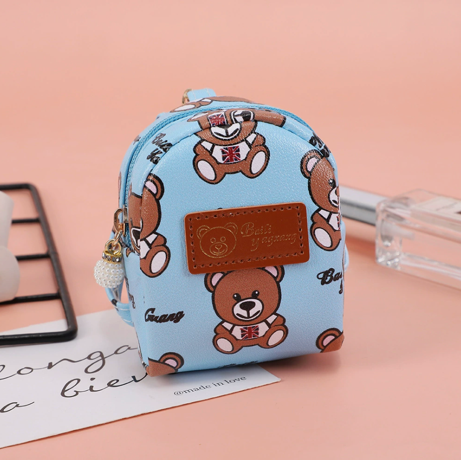 038 - Bear backpack coin purse