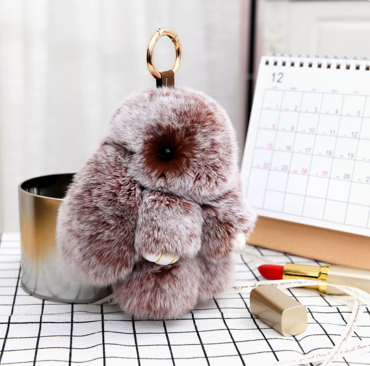 031 - Handmade Soft Bunny Keychain