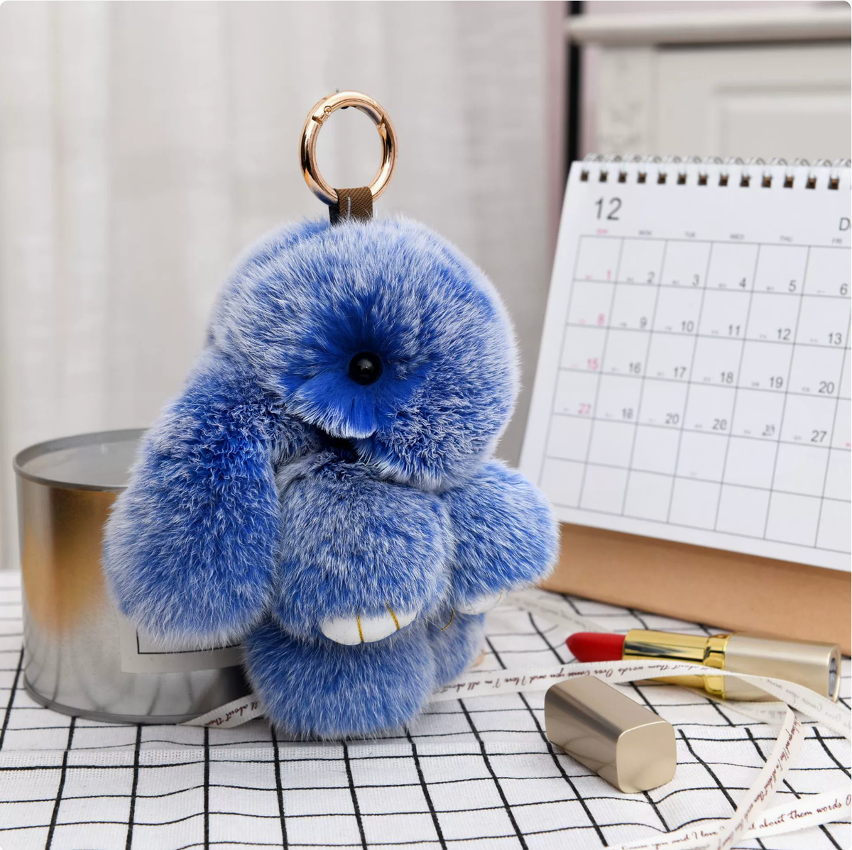 031 - Handmade Soft Bunny Keychain