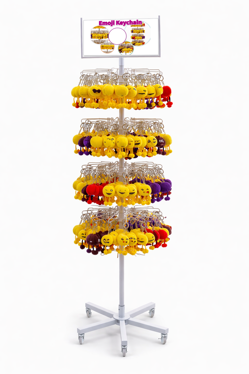 Emoji Keychain Full Display              Item No.: BWN1032 PRICE:  $280