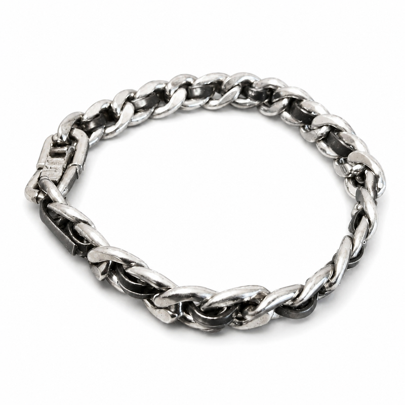 Silver Wheat Chain Bracelet