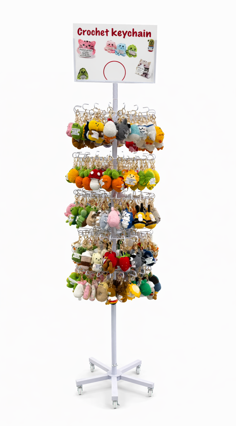 Crochet Keychain Full Display          Item No.: BWN1010 PRICE: $1000
