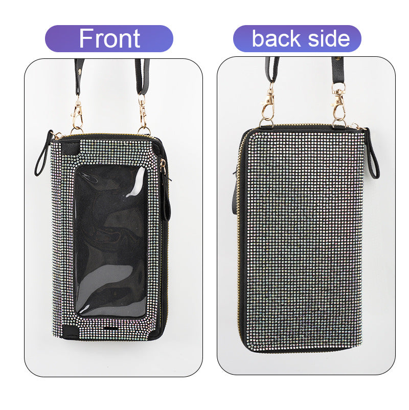 Large Bling Phone Purse