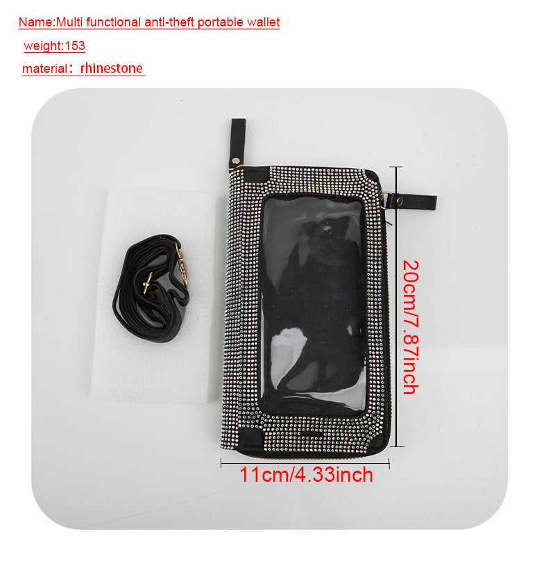 Large Bling Phone Purse