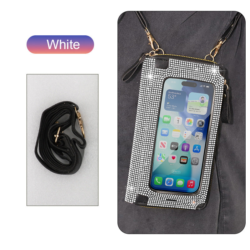 Large Bling Phone Purse