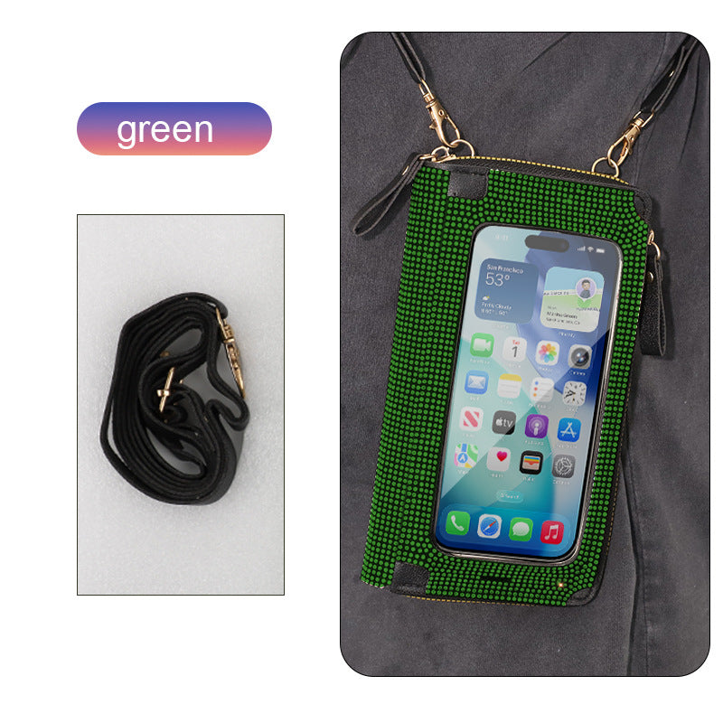 Large Bling Phone Purse